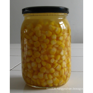 Sweet Corn in Glass Jar